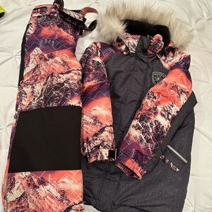 Girls deux par deux winter snow suit size 12